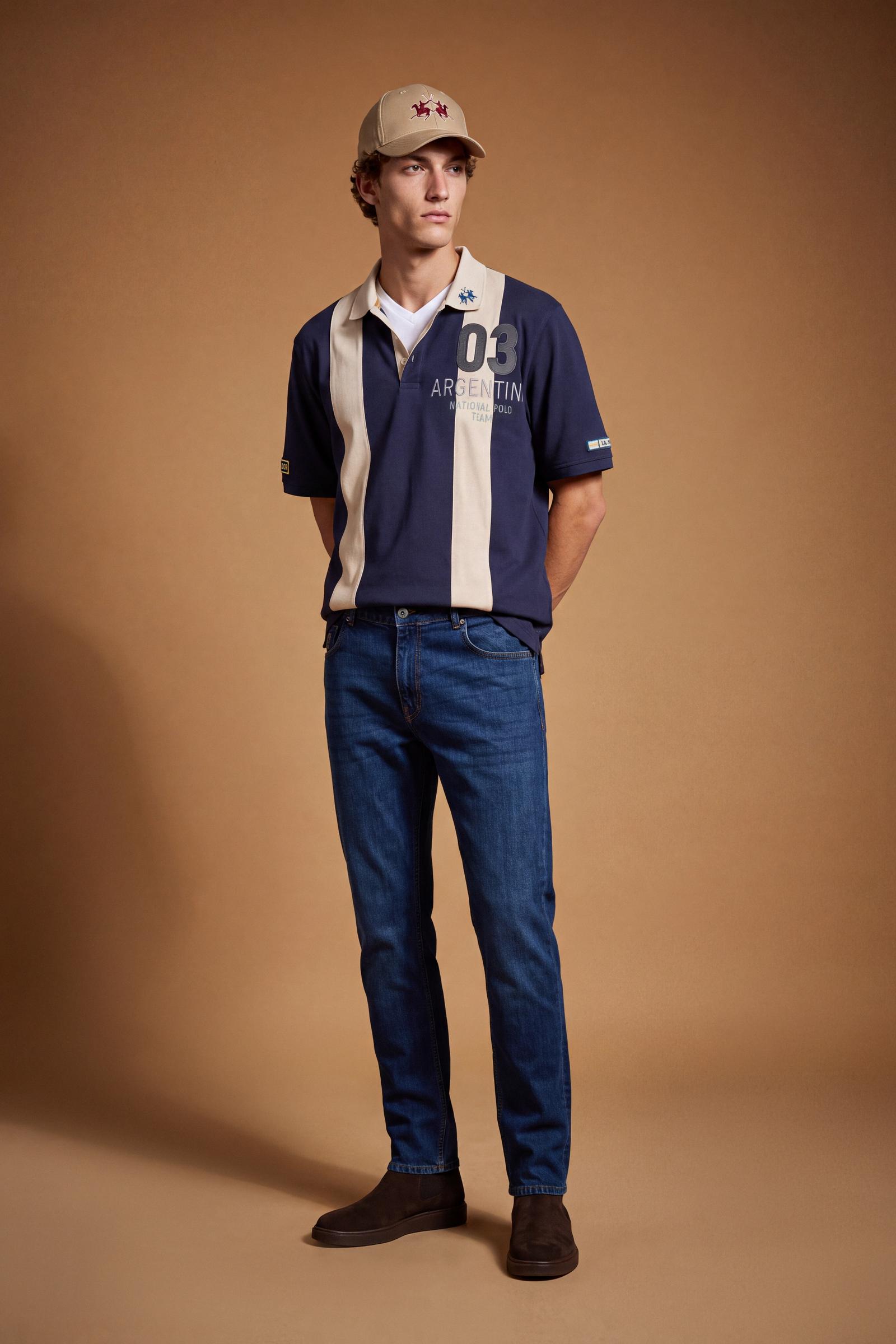 Men's regular fit jeans Medium Dark Indigo - Bao