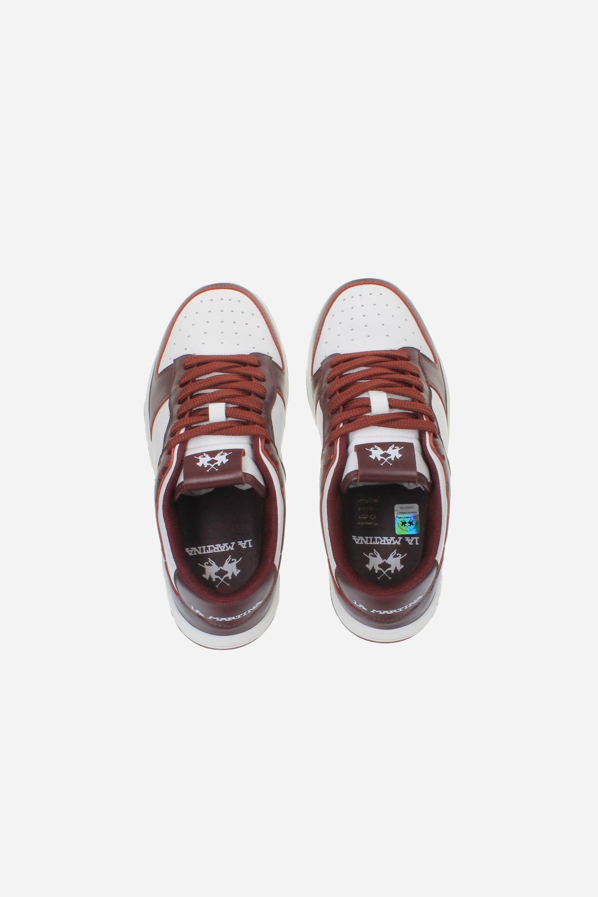 Men's sneaker with soft leather upper, two-tone rubber sole, Strobel construction for flexibility, and a personalized footbed for all-day comfort and urban style. - OpticWhite/PortRoyal