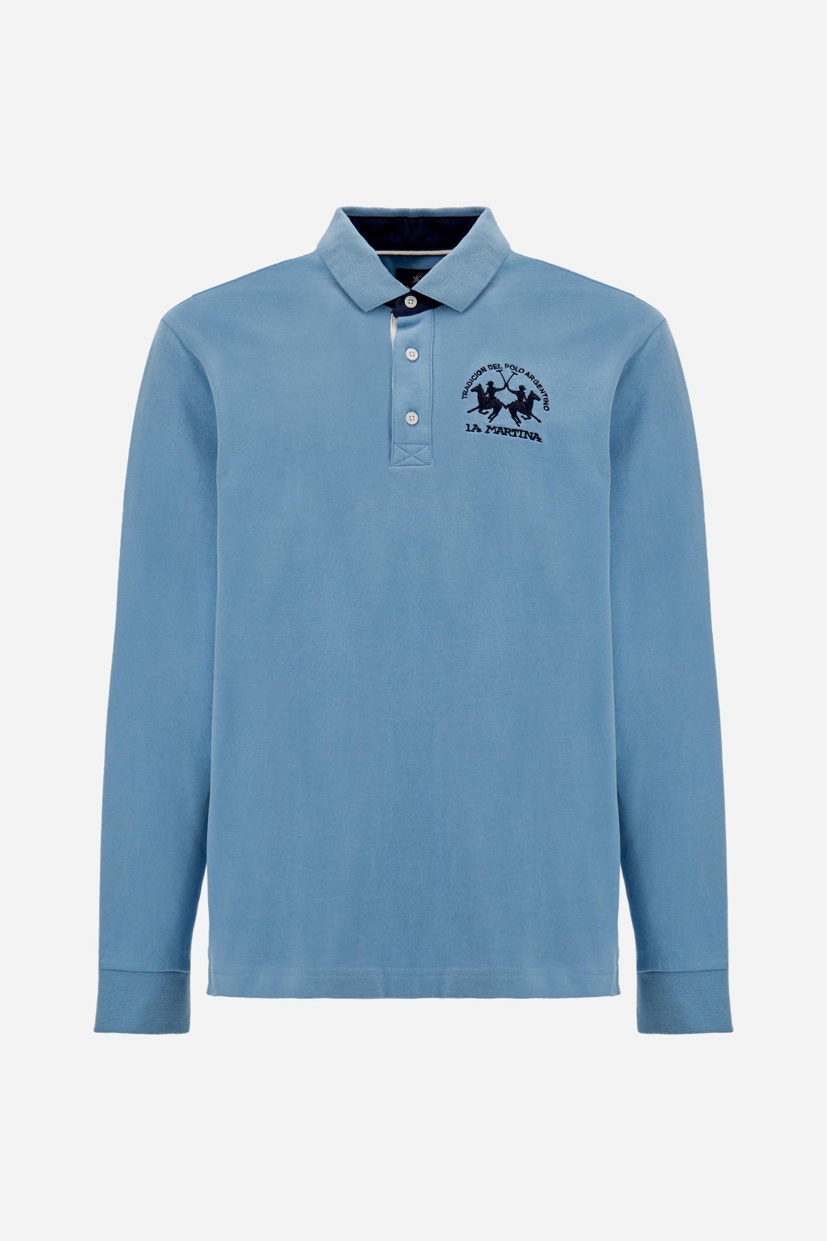 Polo uomo in jersey soft-touch team logo - Dirk