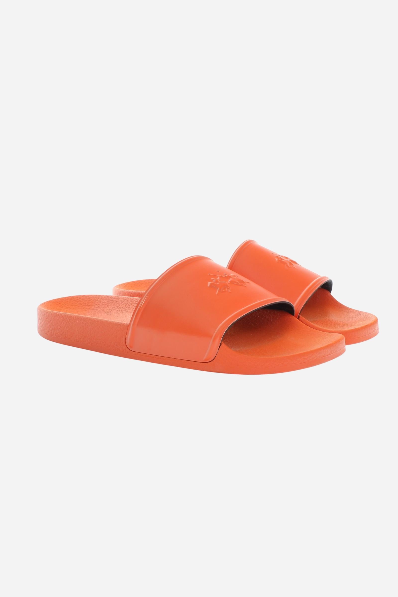 Men’s slide sandals with embossed block logo - Breeze
