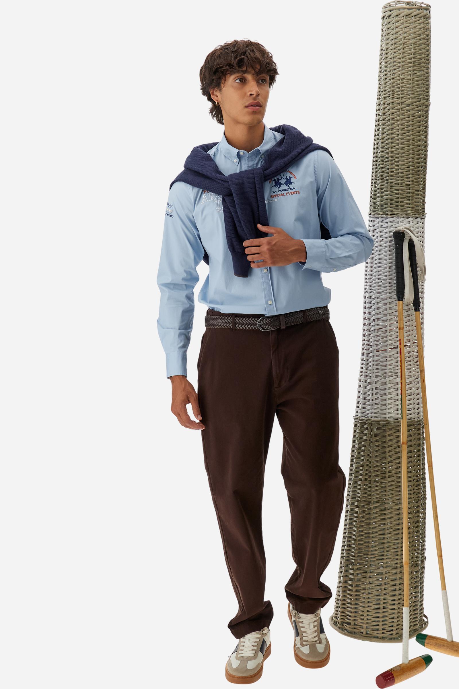 Men’s poplin shirt Argentina Logo - Rodolfo