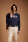 Men's cotton jersey T-shirt with logo print - Elbio