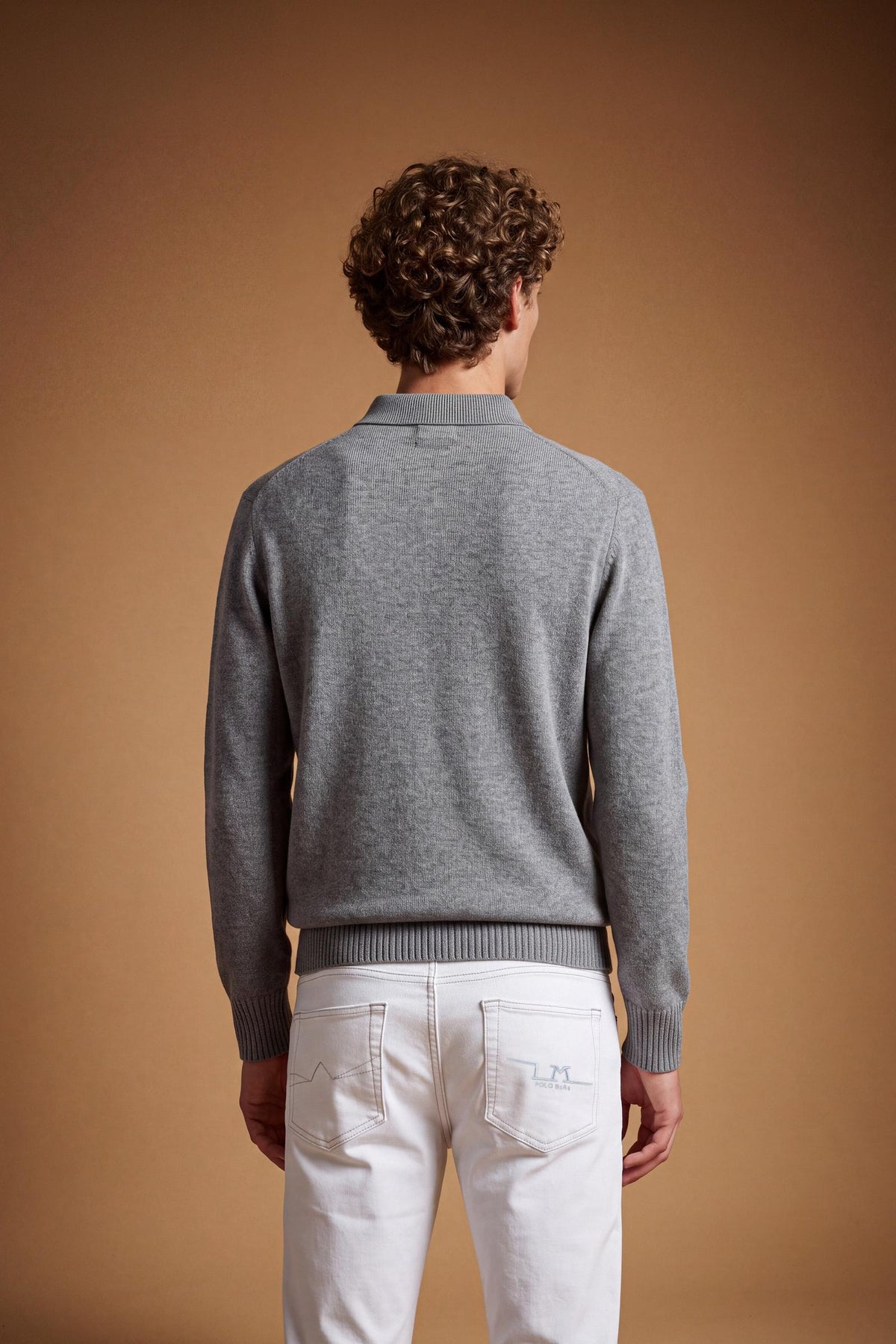 Polo uomo in maglia cotone e lana - Euridice