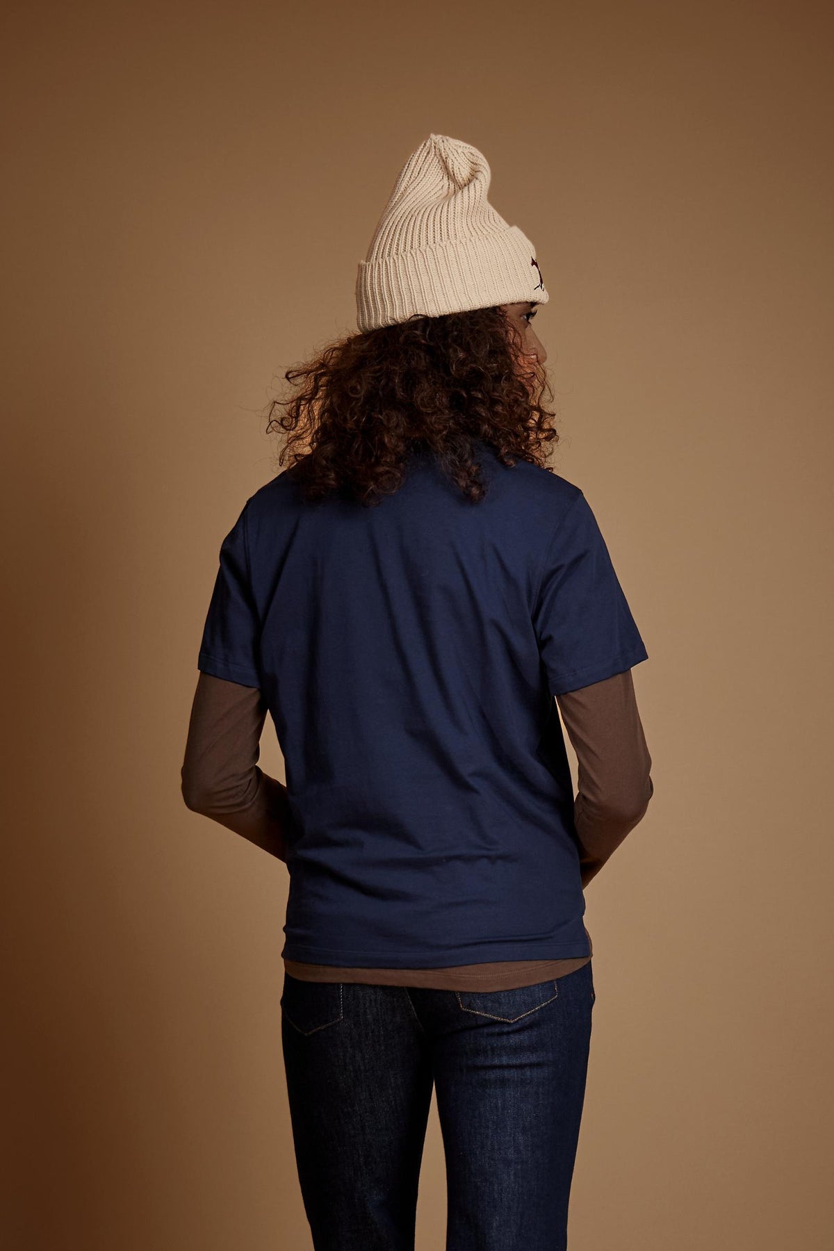 T-shirt femme à manches courtes en jersey de coton Essential - Evelina
