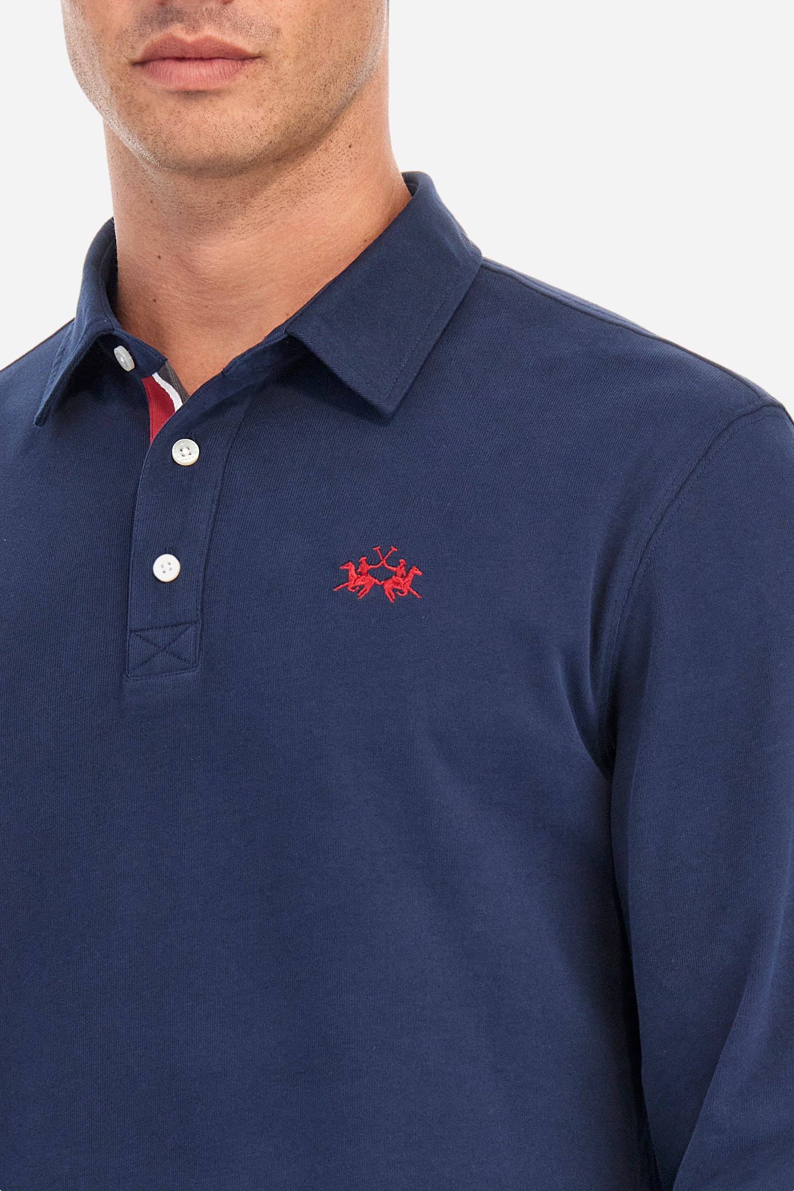 Regular-fit polo shirt in cotton - Ruggero