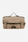 Travel duffle bag in matte technical canvas with synthetic leather details and front maxi logo, versatile and spacious. - Gaucho / Olive                                                                                                                                                                                                                                                                                                                                                                                        