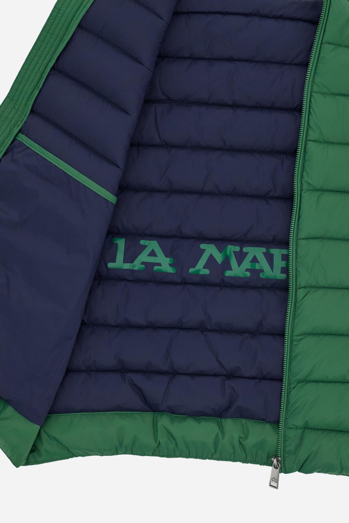 Men's sleeveless nylon down jacket with small logo - Damir