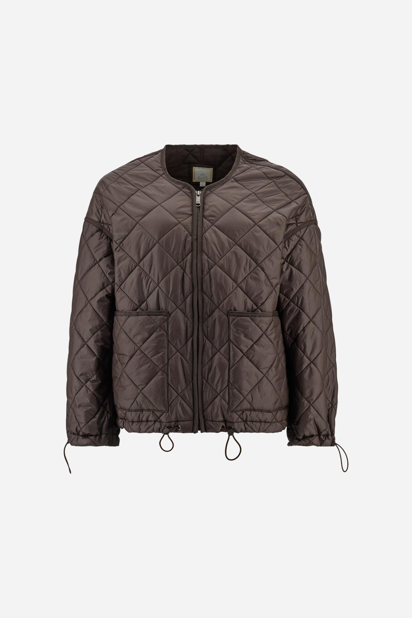 Women's iridescent quilted nylon jacket - Dominga