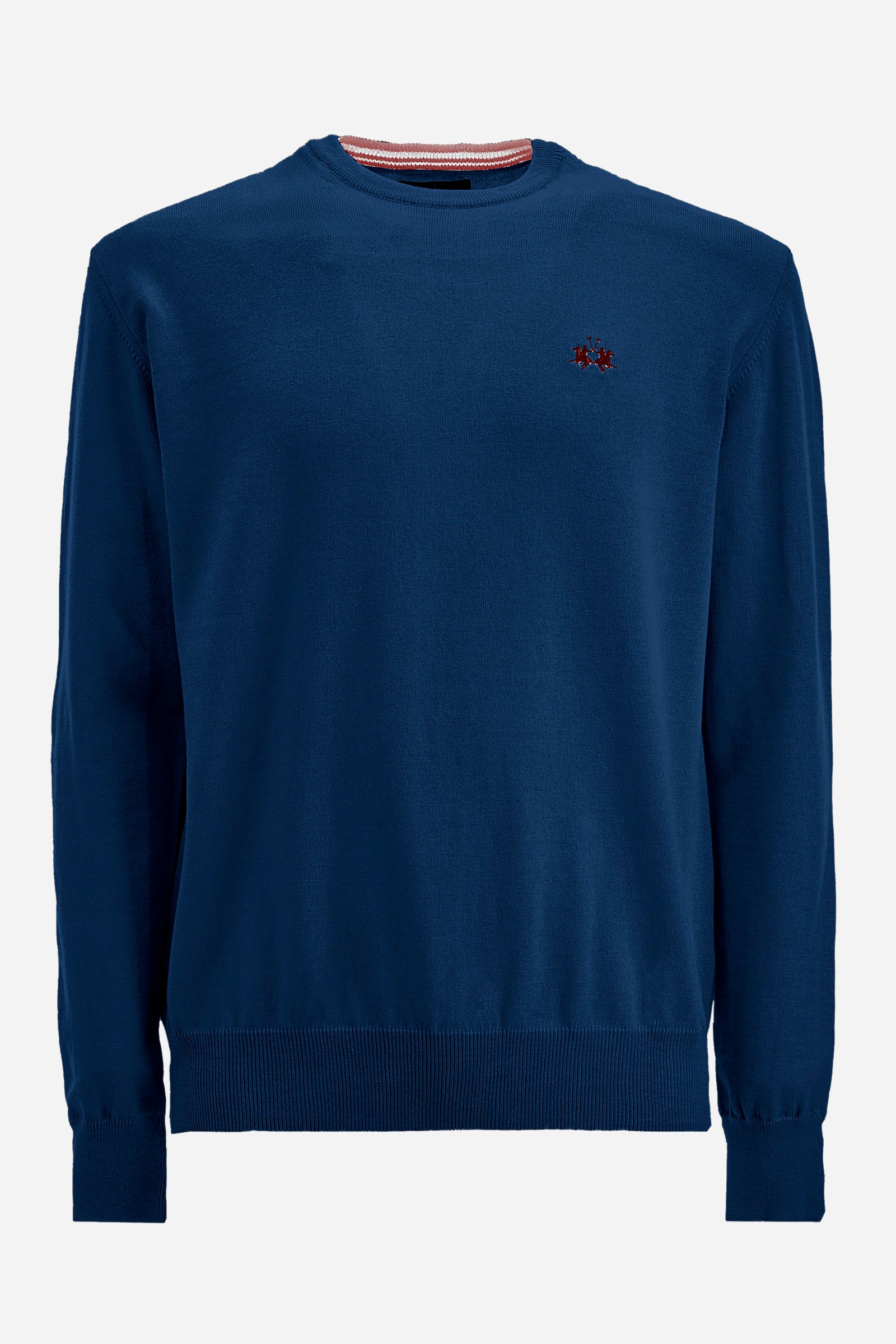 Regular fit pullover in cotton and wool - Zayden