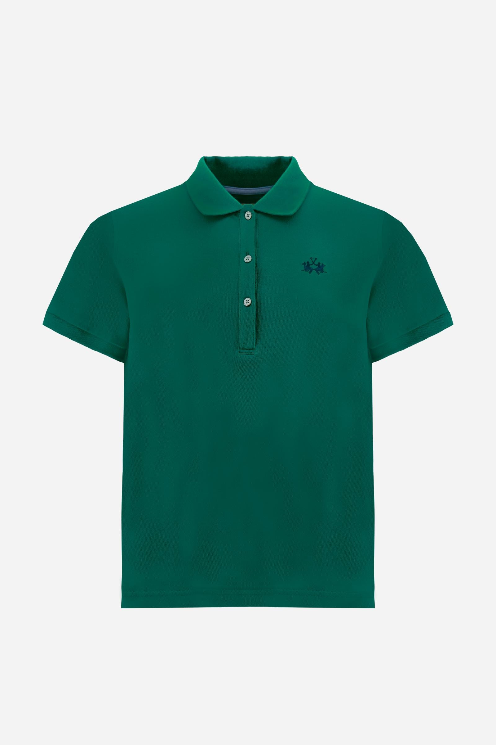 Women’s stretch piqué polo with regular fit. Iconic under-collar lettering and contrast chest logo. - Amazon                                                                                                                                                                                                                                                                                                                                                                                                                    