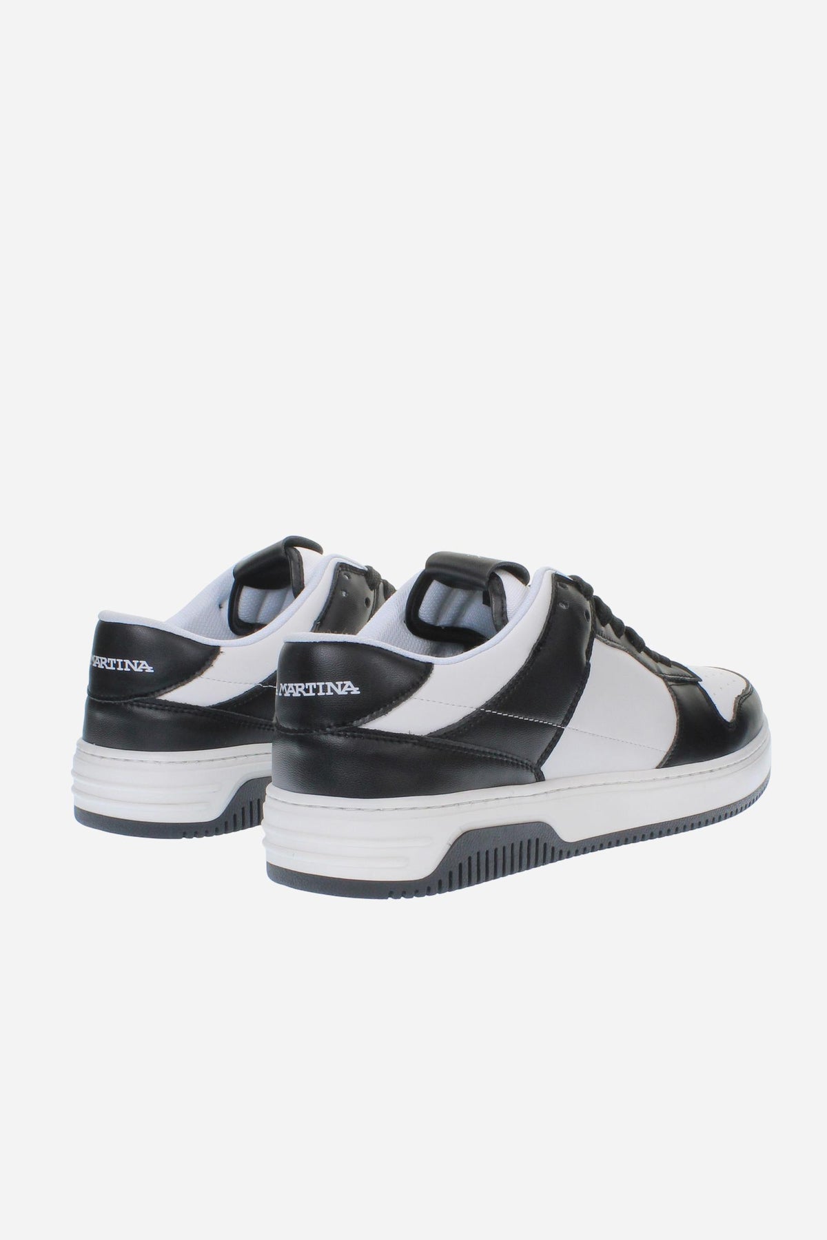 Men's sneaker with soft leather upper, two-tone rubber sole, Strobel construction for flexibility, and a personalized footbed for all-day comfort and urban style. - Optic White/Black
