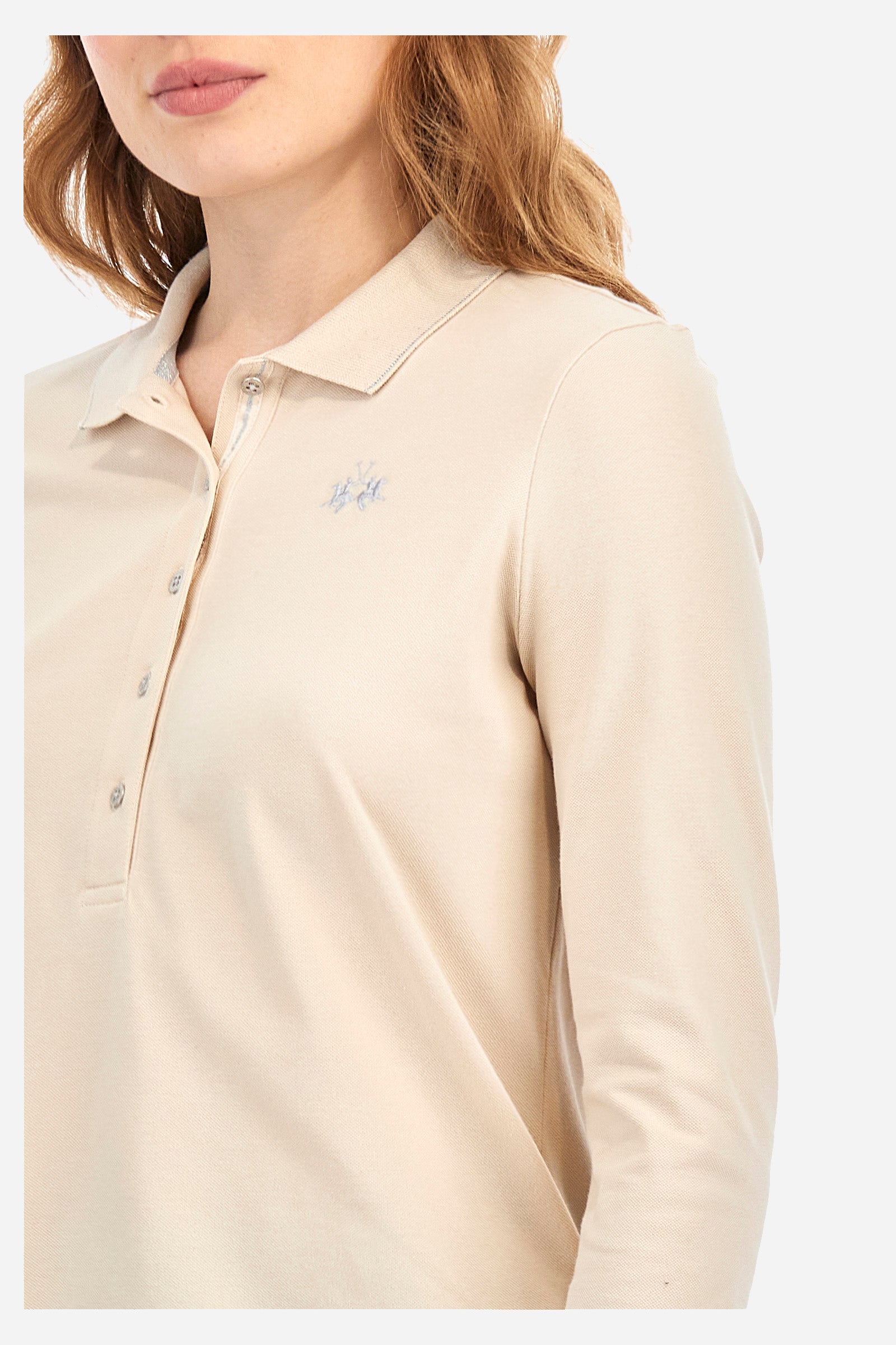 Polo de coupe classique en coton stretch - Zadie