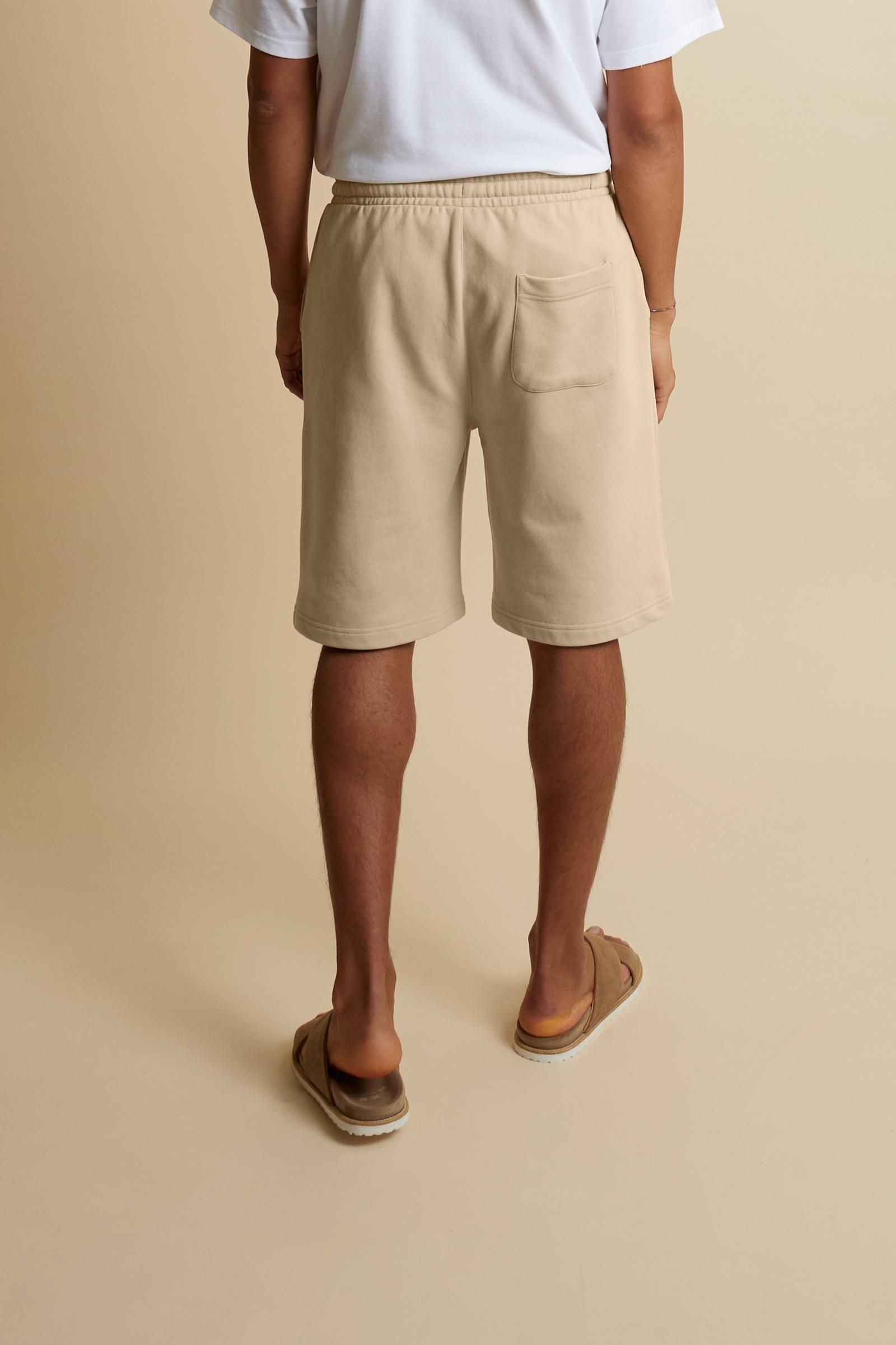 Bermudas hombre en felpa de algodón con maxi logo - Remi