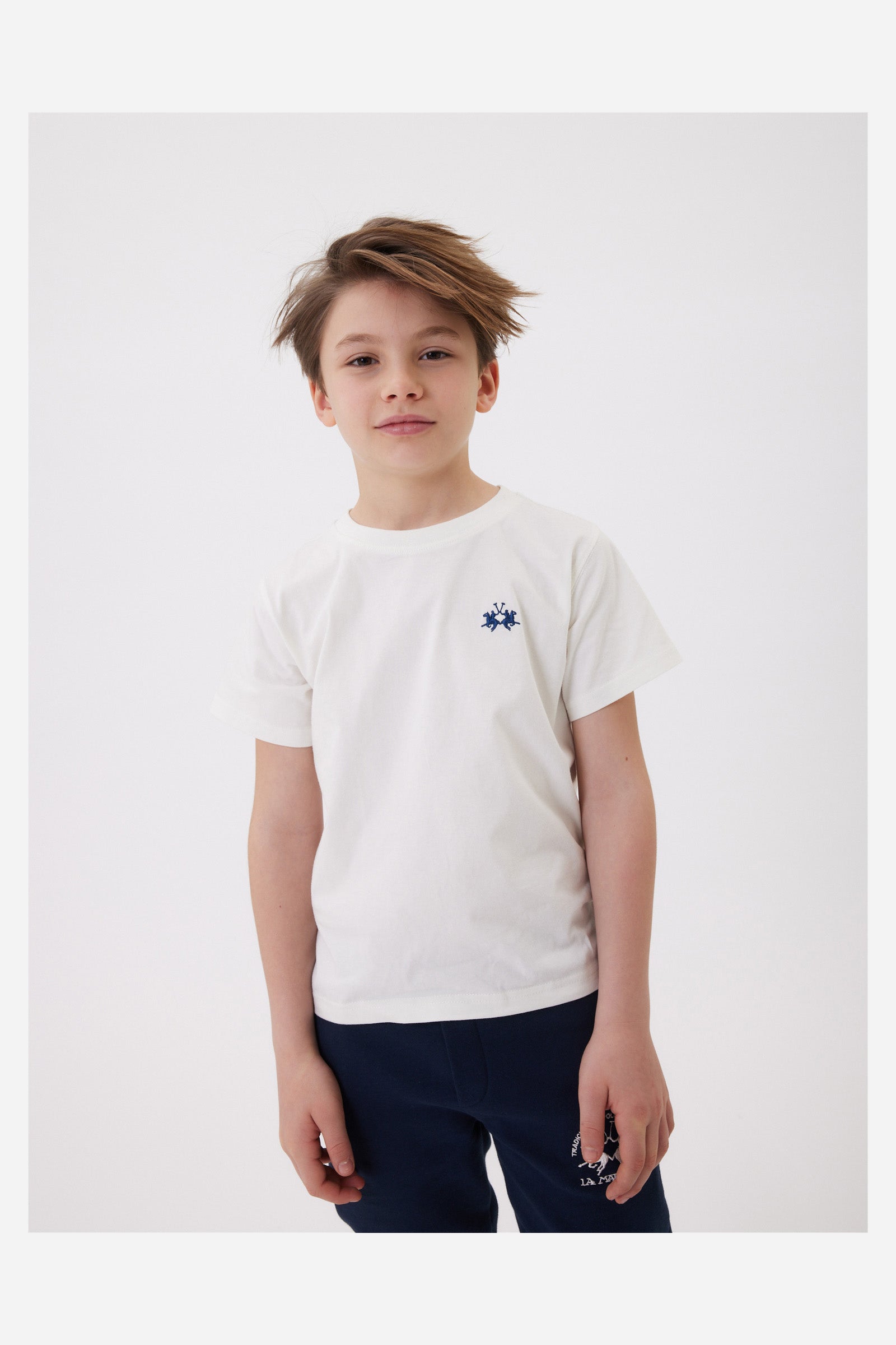 T-shirt da bambino in cotone jersey