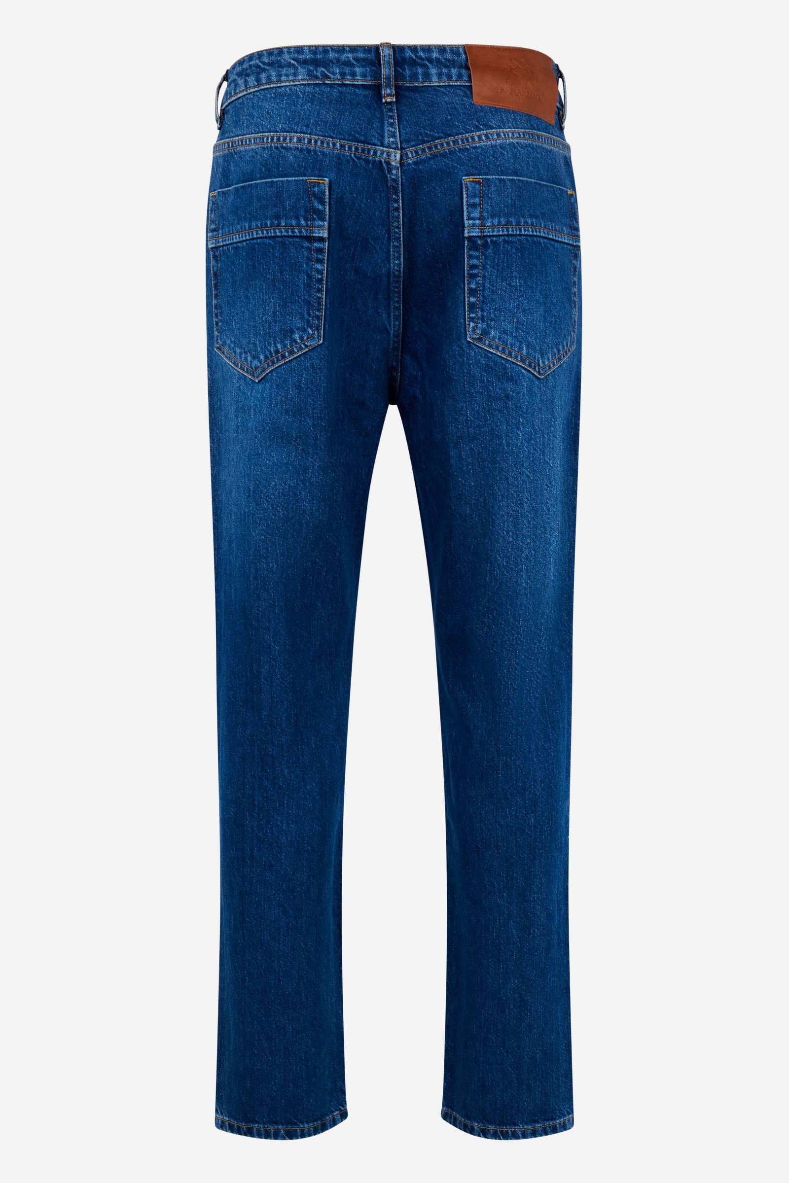 Jeans Herren Regular Fit aus Dark Indigo Denim - Connell