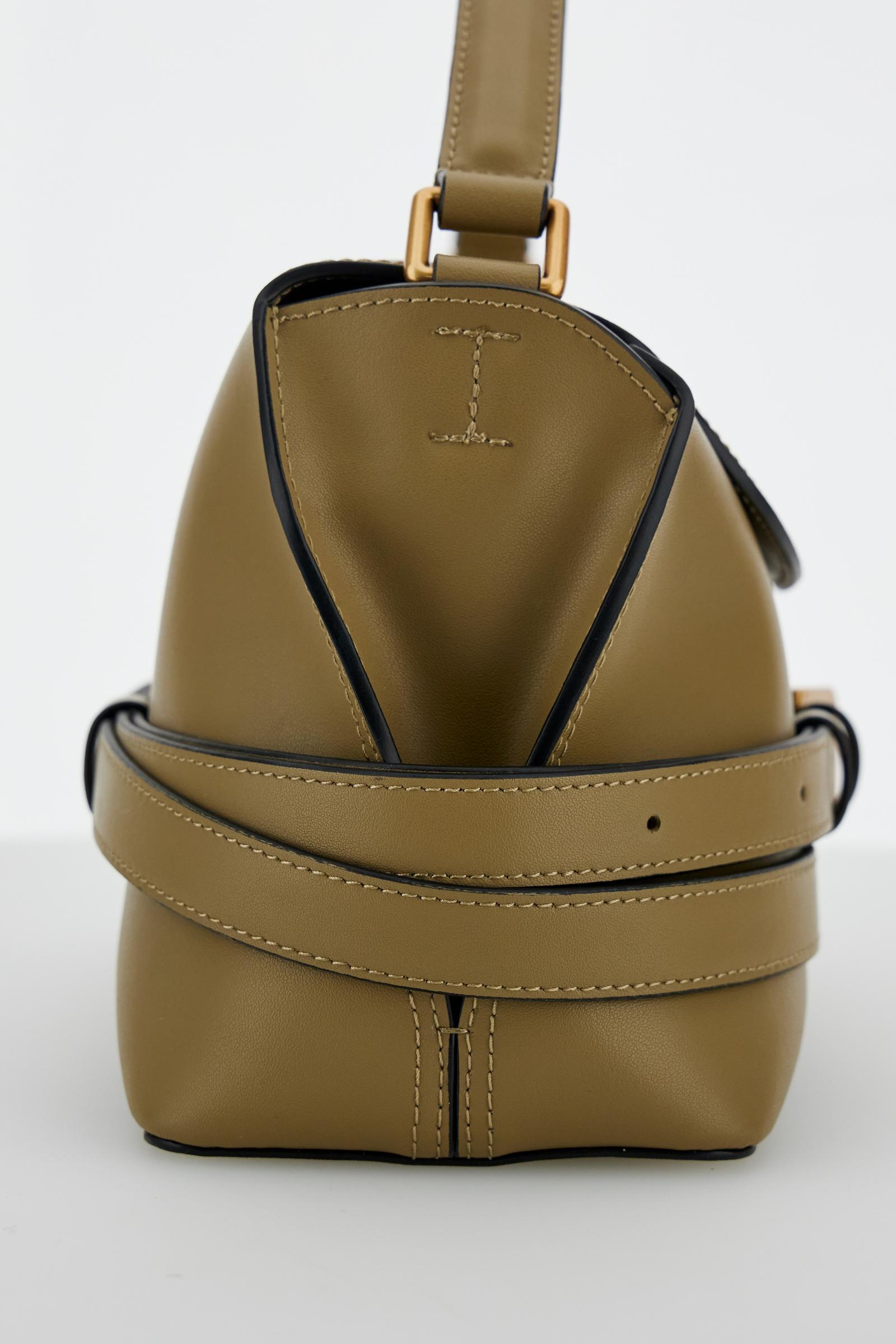 Handtasche mit Schulterriemen aus Leder - Selva