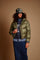 Women's iridescent nylon down jacket padded with feathers - Deborah