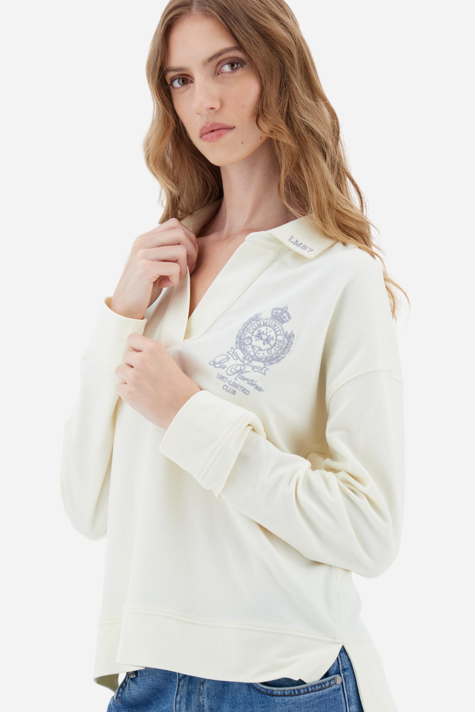 Polo de mujer en piqué elástico Limited Club - Bridger