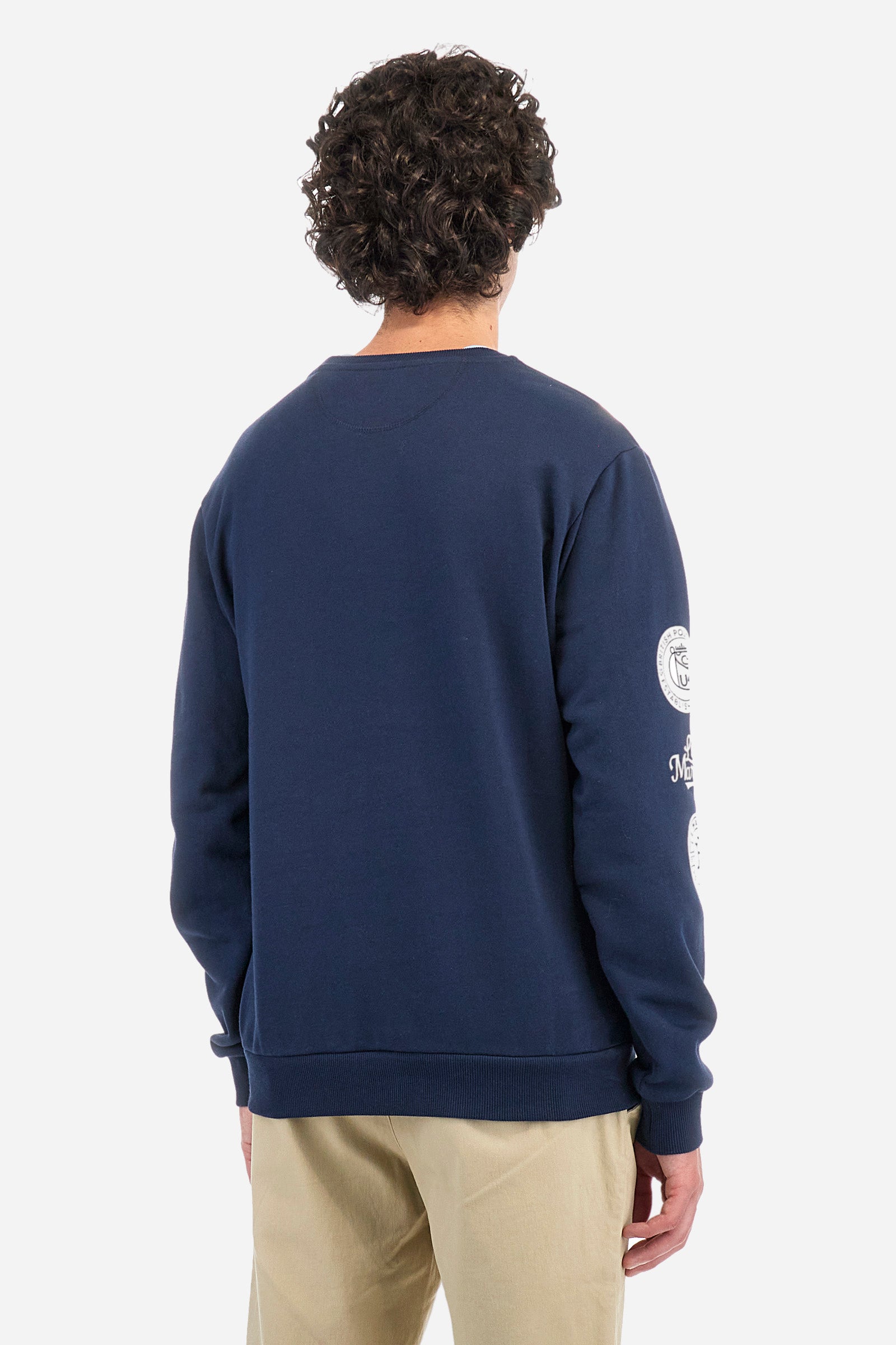 Regular fit cotton sweatshirt - Zahour