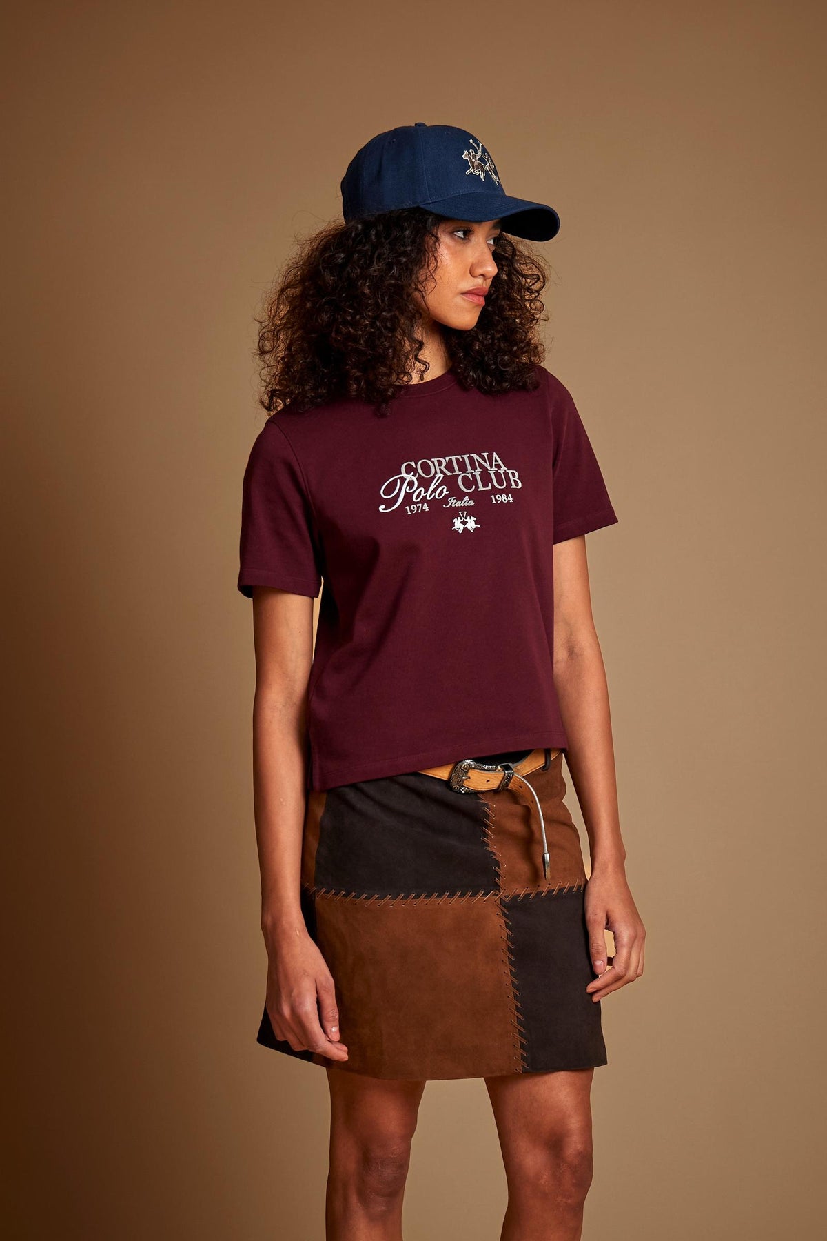 T-Shirt Damen Kurzarm Jersey Baumwolle Cortina - Eliza