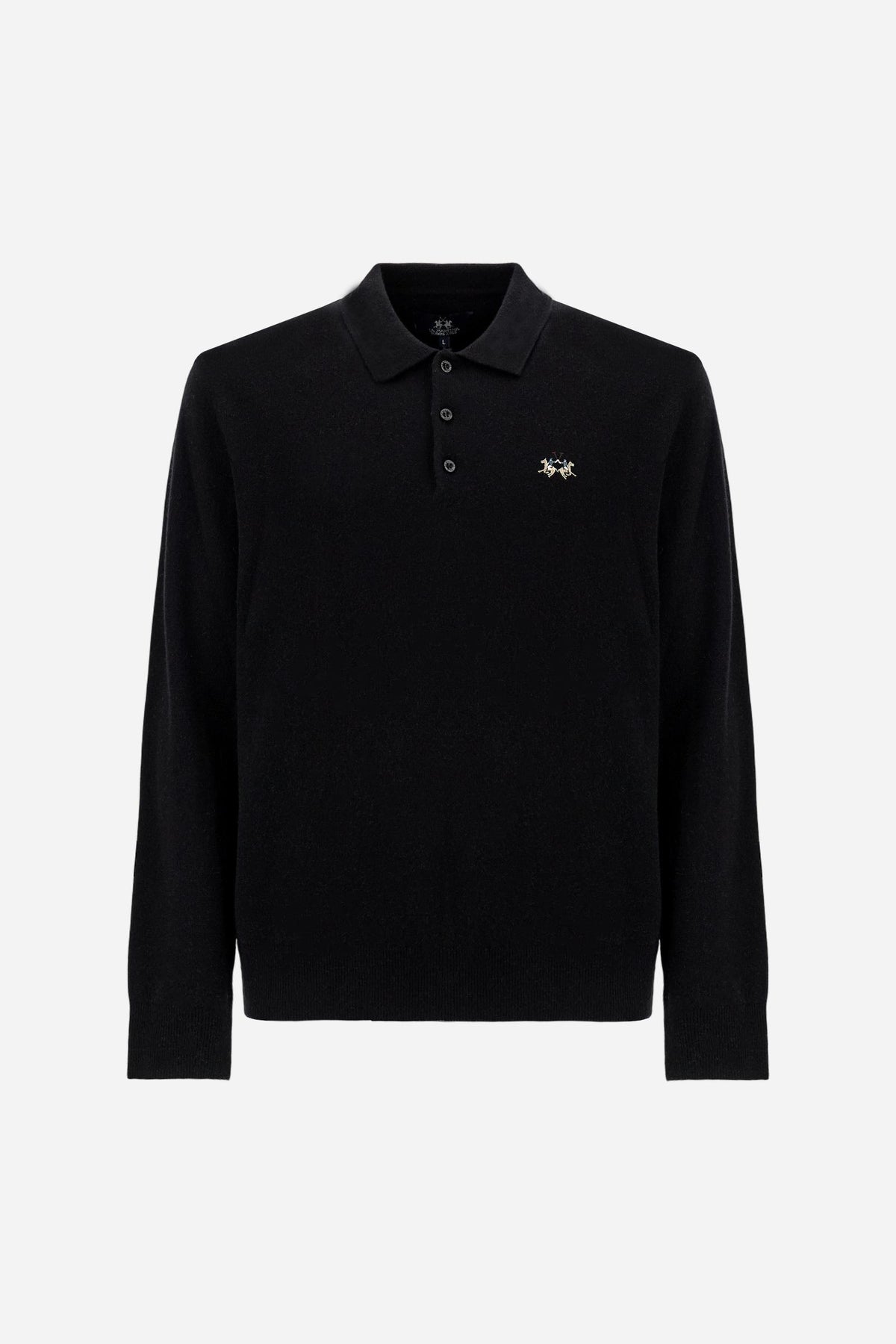 Polo aus einem Herren-Mix mit Lammwolle - Ettore