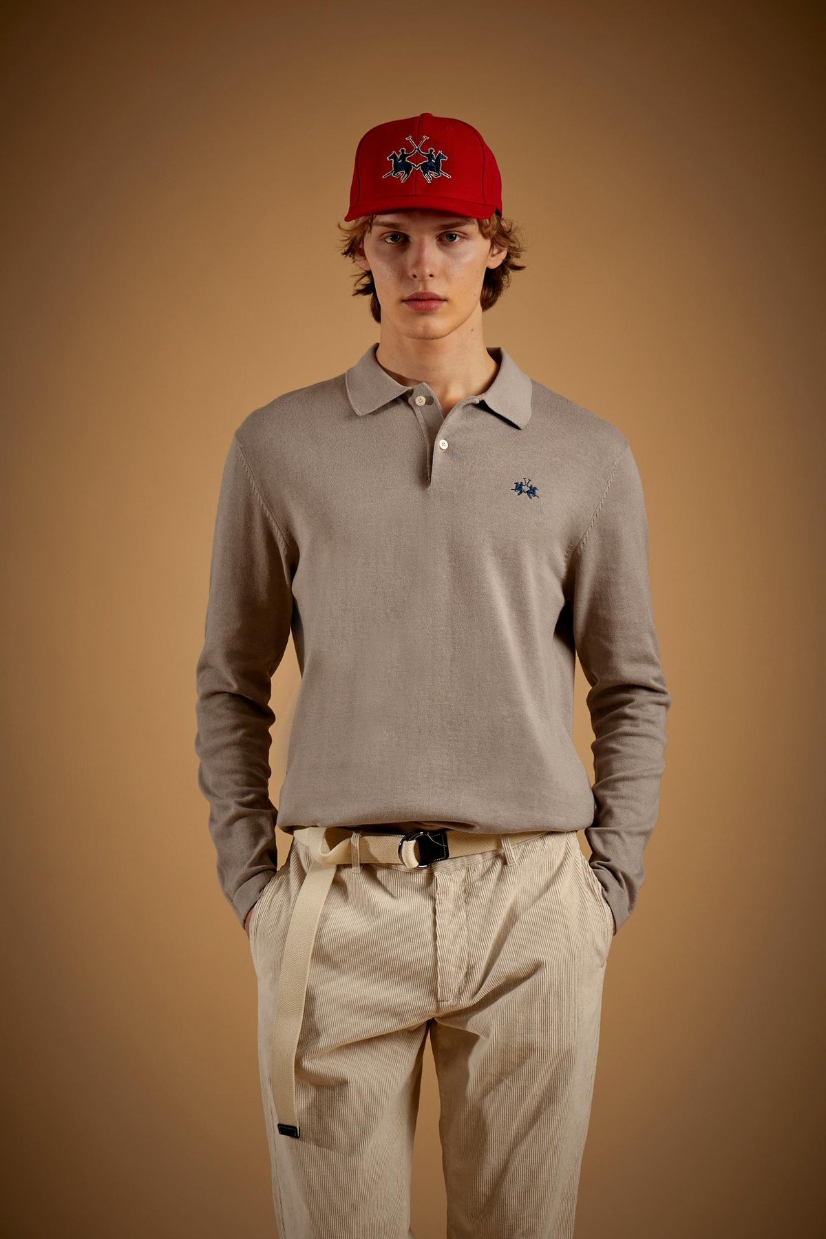 Men's long-sleeve polo - Denver