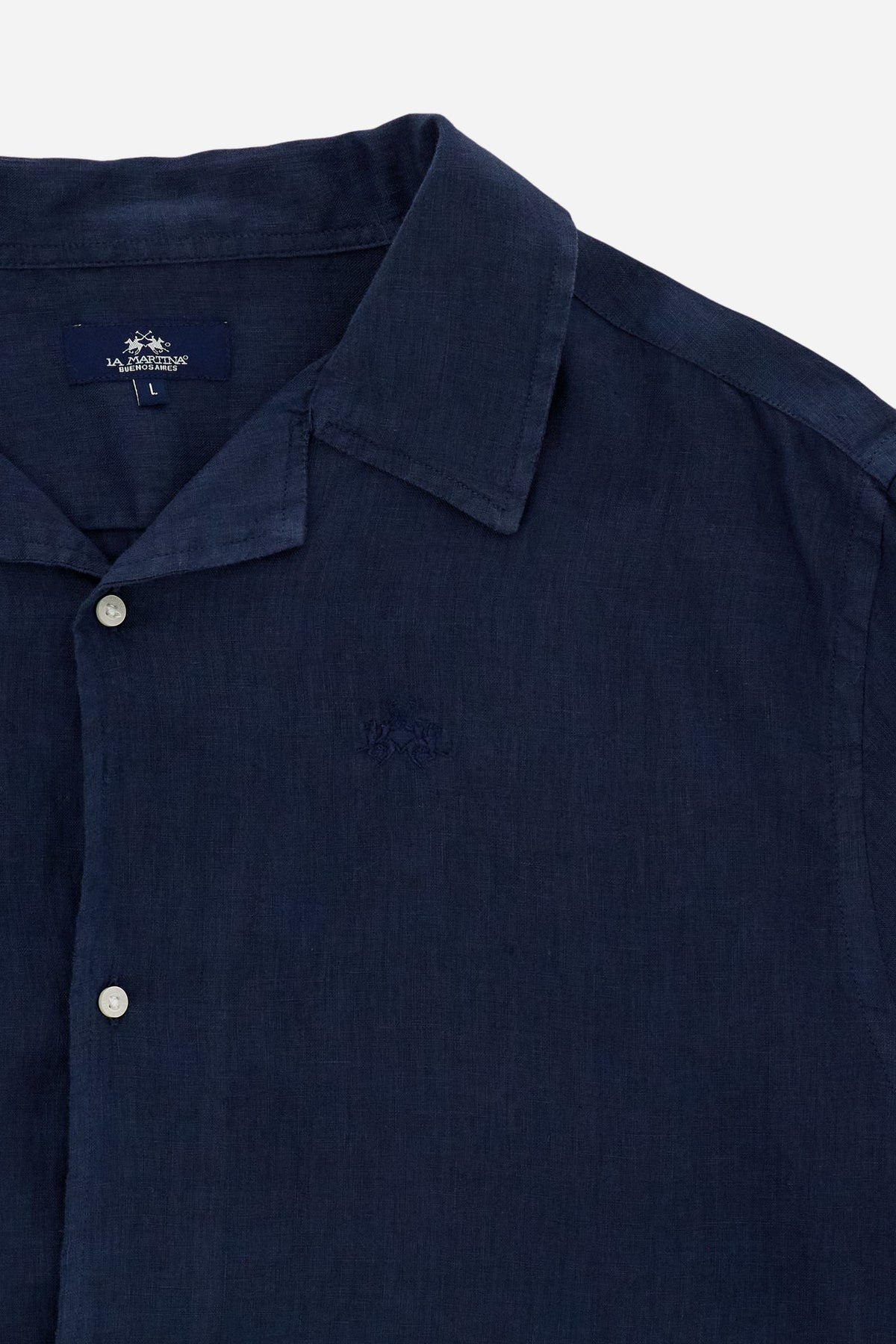 Men’s bowling shirt in pure linen relaxed fit summer style – Varoun