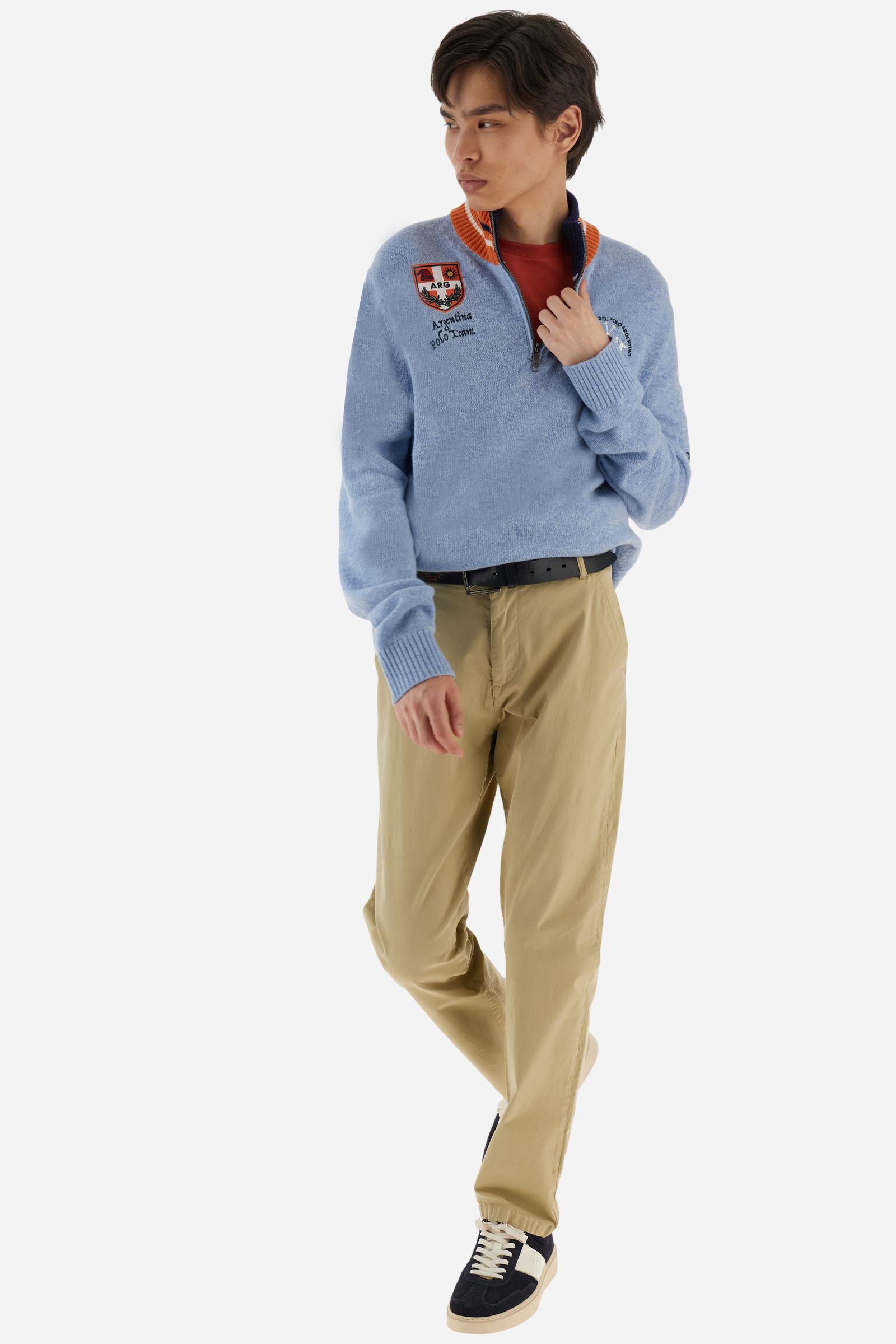 Men’s half zip lambswool sweater Special Event - Burton