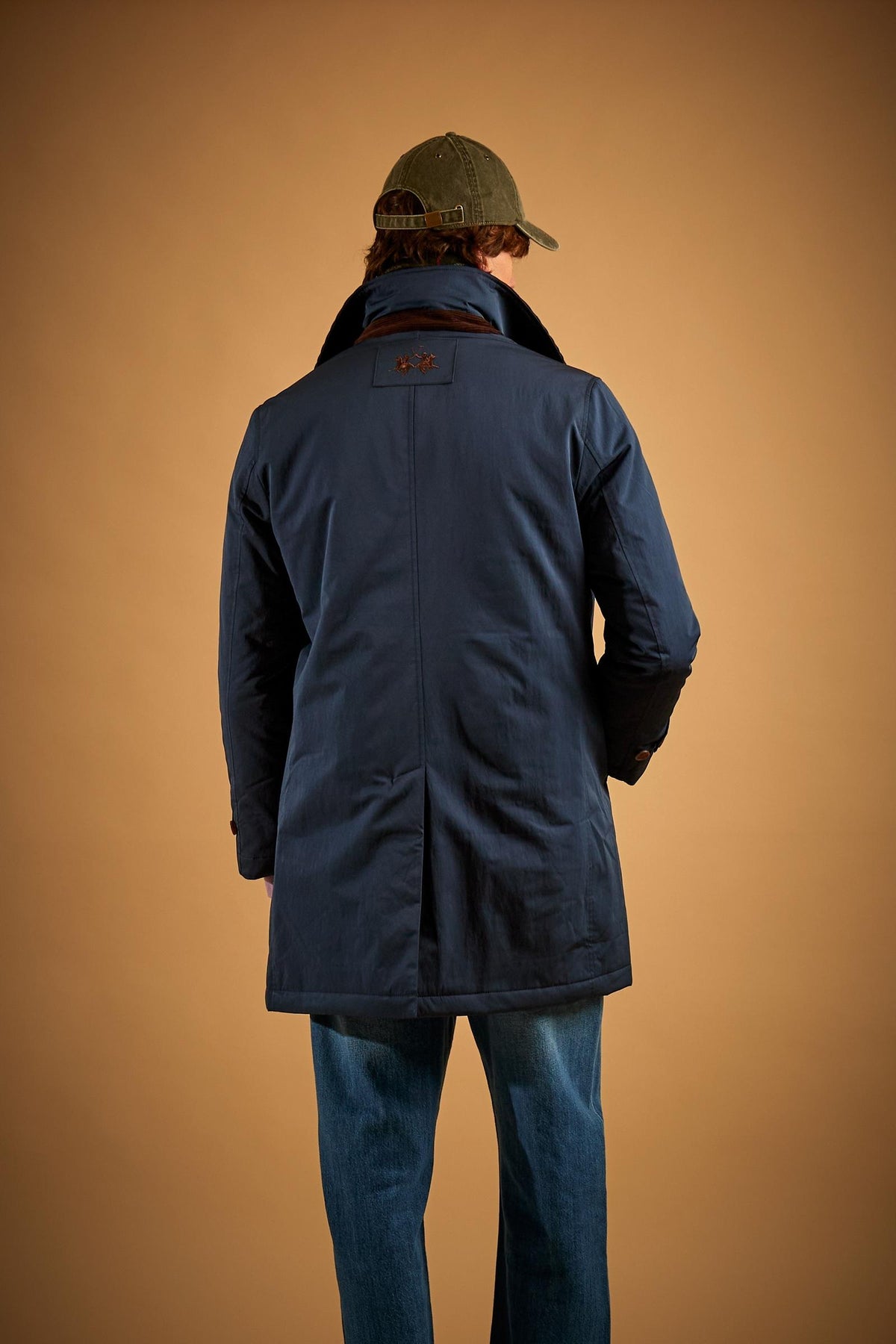 Men's padded coat in Coated Canvas - Dillon