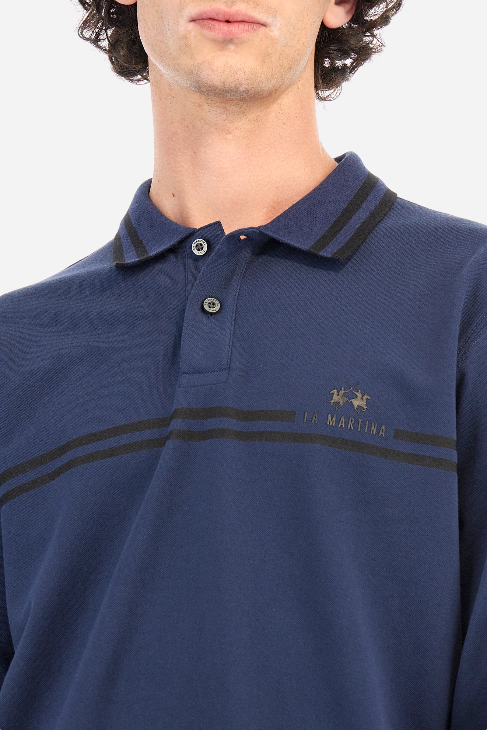 Polo regular fit in cotone elasticizzato - Zacary