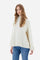 Women’s turtleneck sweater with long sleeves in solid-colour wool and mohair blend, soft and warm. Ribbed turtleneck for elegance and warmth, side slits and sleeve slits for a modern look. Logo on small golden metal plate applied to the front hem. Regular, soft fit for a versatile and comfortable silhouette. The model wears size 2. - Pristine