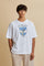 Men’s short-sleeved cotton jersey T-shirt with La Martina shield - Ceferino