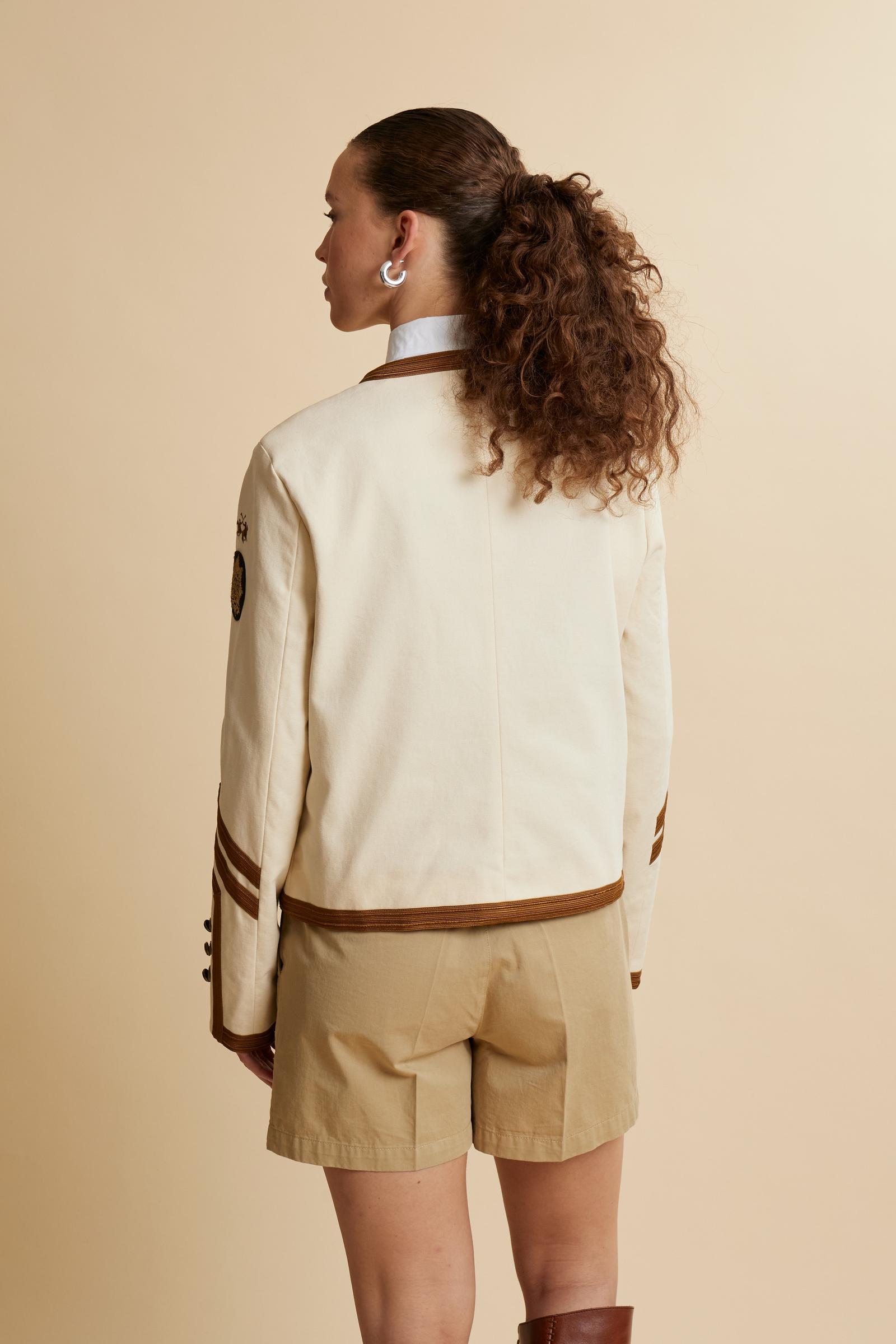 Women's Guards jacket in cotton canvas - Chiara