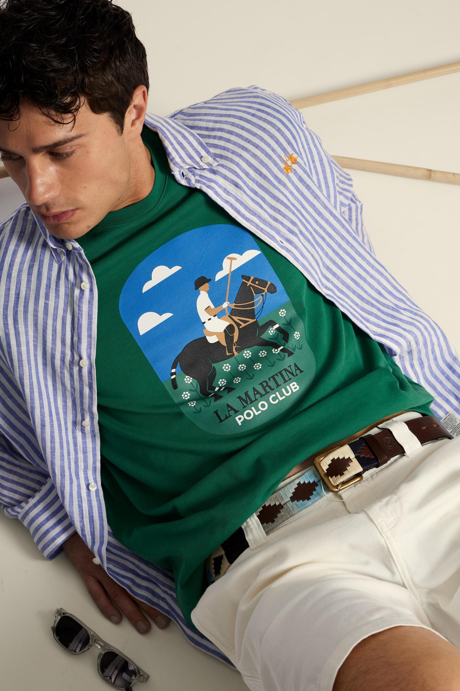 Men’s cotton jersey T-shirt Capri Edition – Calvino