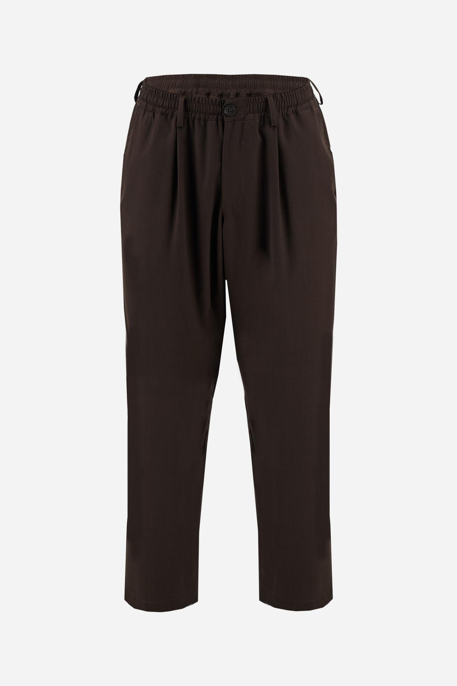 Langer Herrenhose im Relaxed Fit aus Wollmischung – Florian