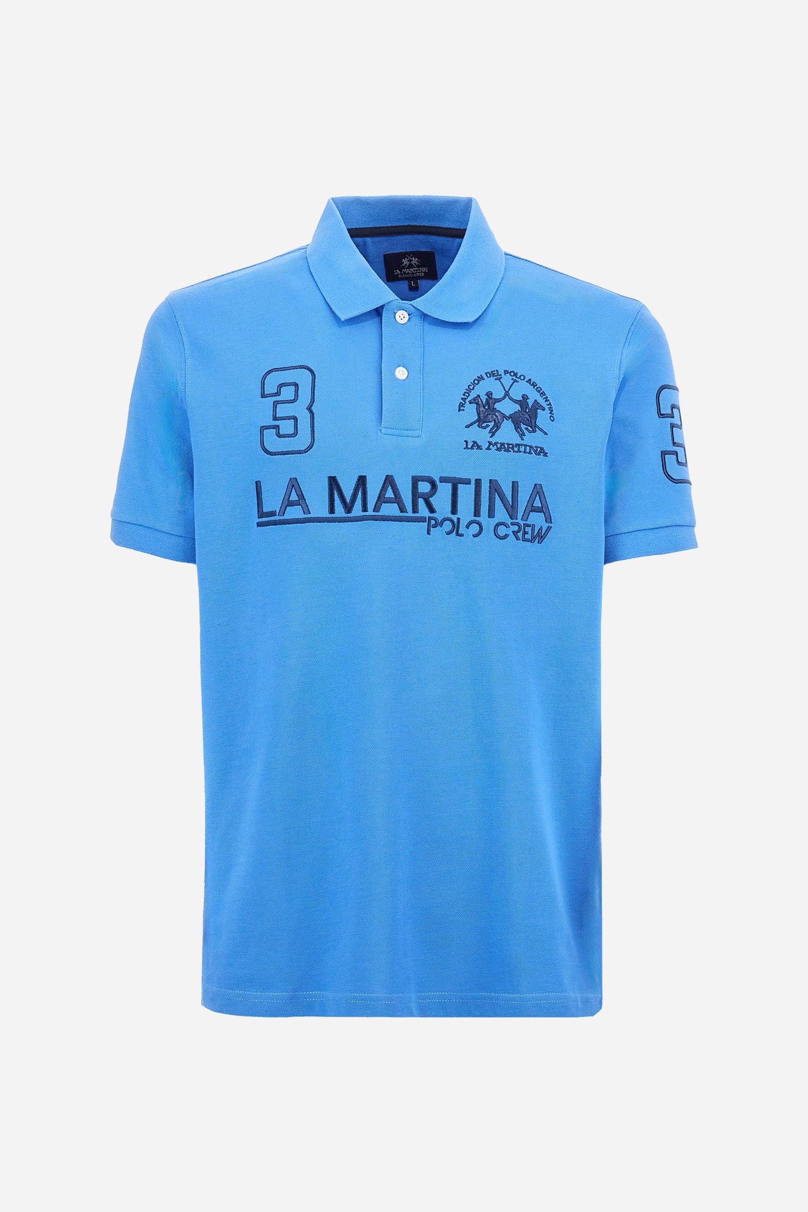 Polo en coton La Martina broderie - Akira