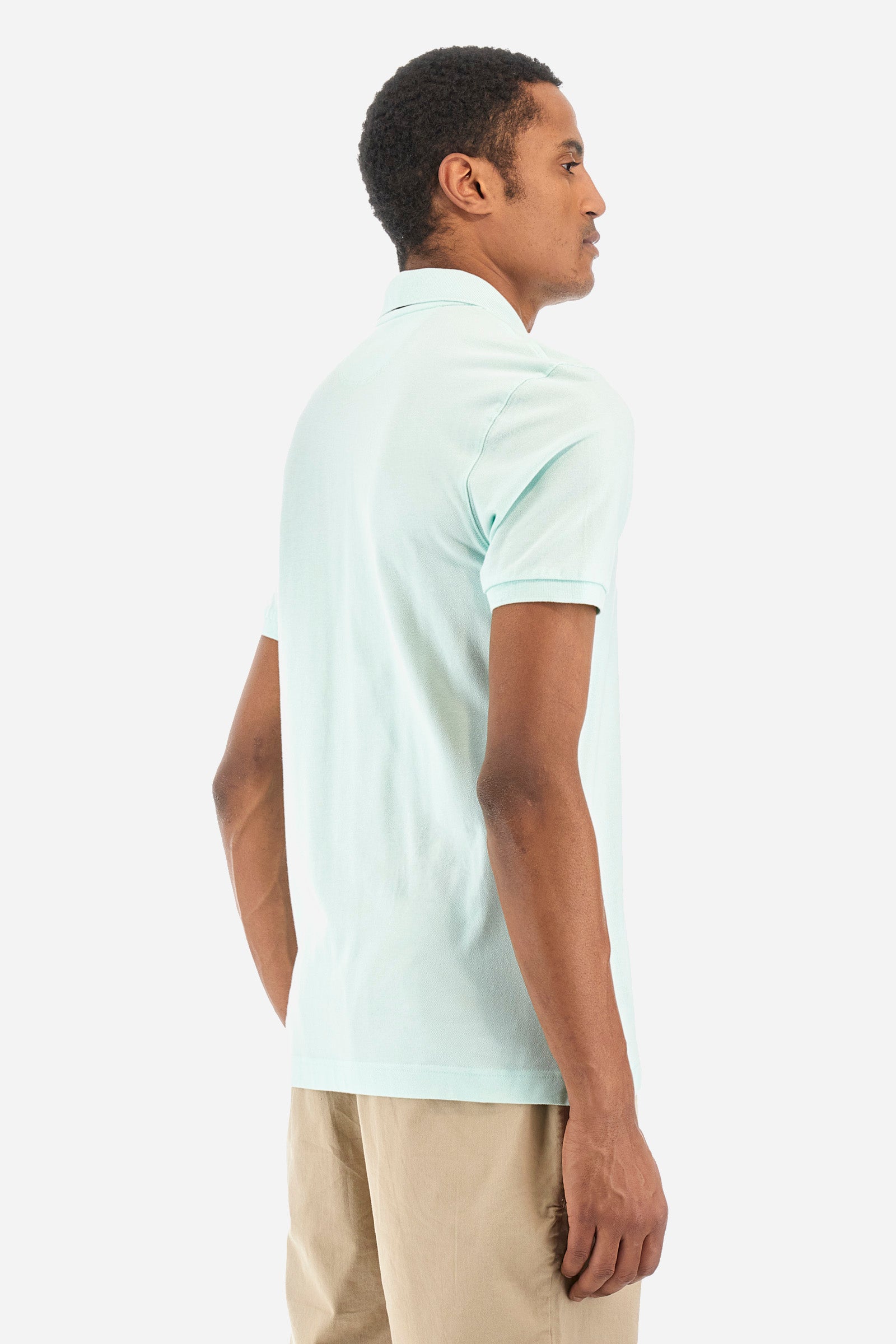Poloshirt aus Stretch-Baumwolle Slim Fit - Eduardo