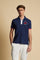 Men’s short sleeve stretch piqué polo shirt with contrast details – Trixie