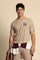Men’s cotton jersey T-shirt with regular fit and iconic team logo embroidered on the chest. - Humus                                                                                                                                                                                                                                                                                                                                                                                                                             