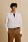 Shirt in 100% linen with vertical micro stripes and natural slub texture. Regular fit that follows the body. Embroidered logo on the chest and signature details on the placket. - Optic Wh/Moonstruck                                                                                                                                                                                                                                                                                                                          
