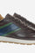Men's sneaker with mixed leather and handcrafted stitching - San Telmo