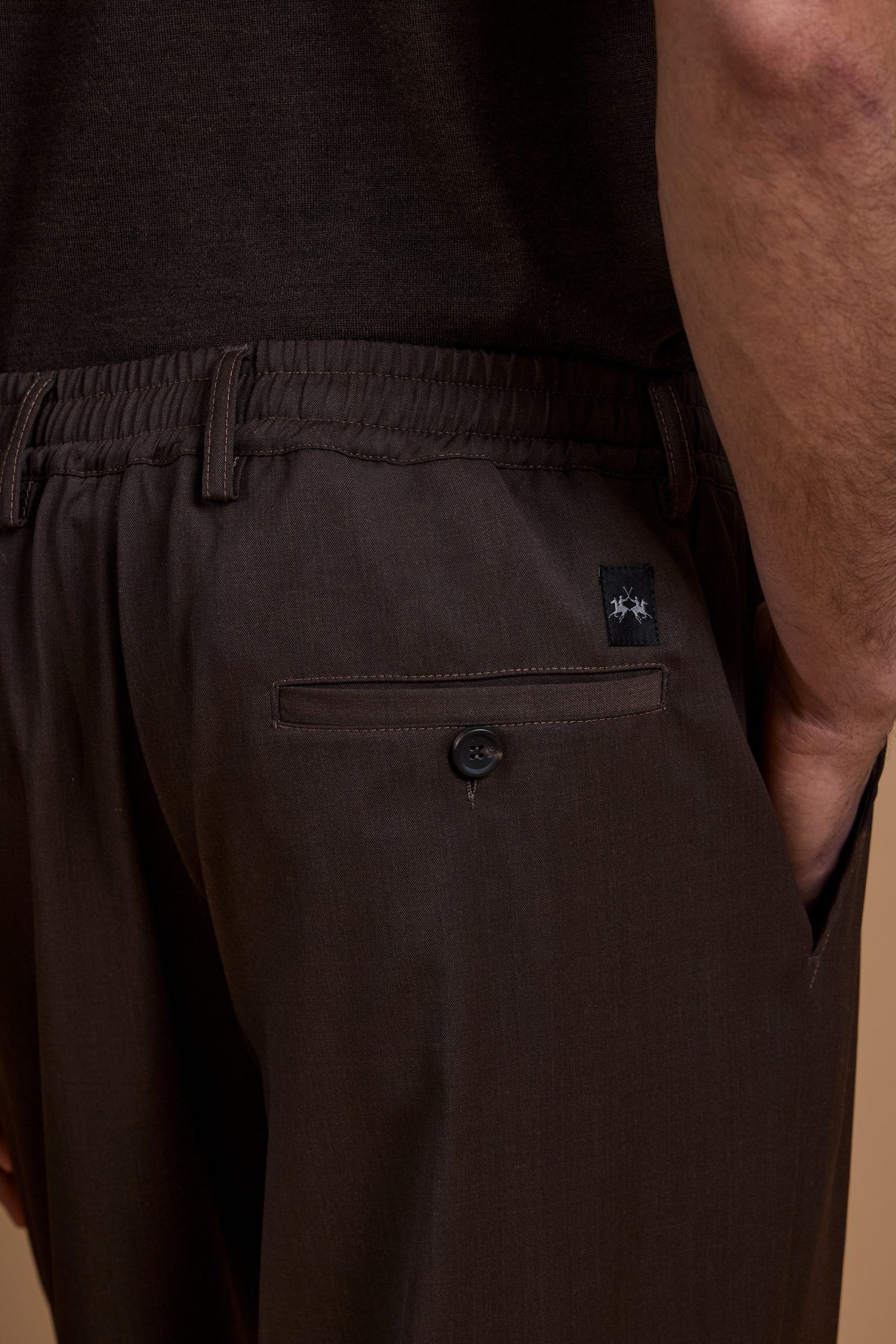 Langer Herrenhose im Relaxed Fit aus Wollmischung – Florian