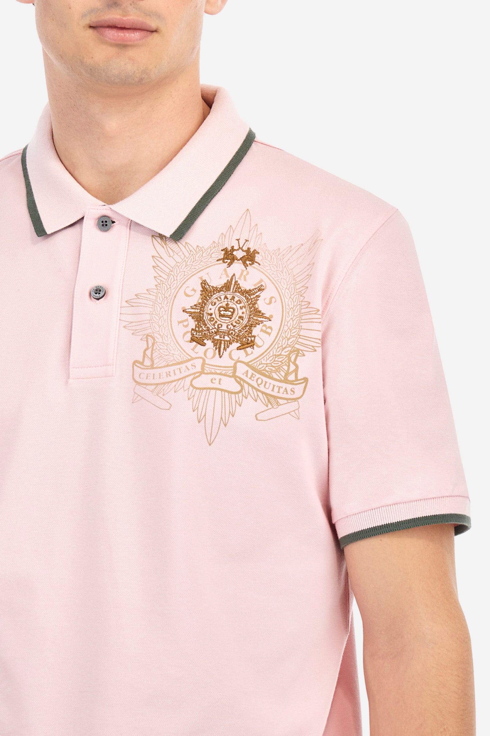 Guards polo shirt in piqué cotton in regular fit - Anfione