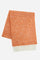 Scarf with fringes in wool blend