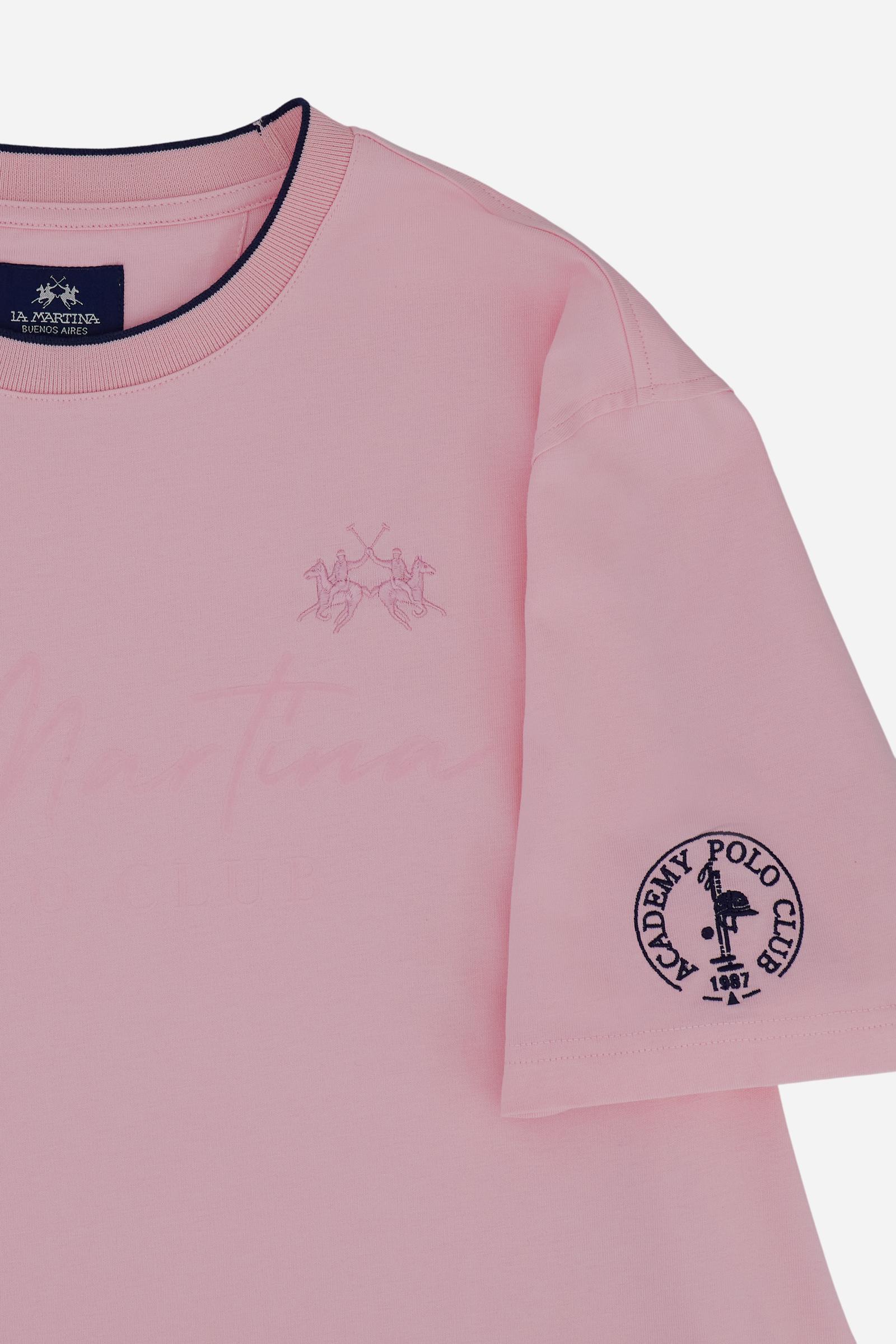 Men’s short-sleeve heavy cotton jersey T-shirt with a wide, boxy contemporary fit. Elegant graphics dedicated to the essence of the Polo Club. - FairTale                                                                                                                                                                                                                                                                                                                                                                       