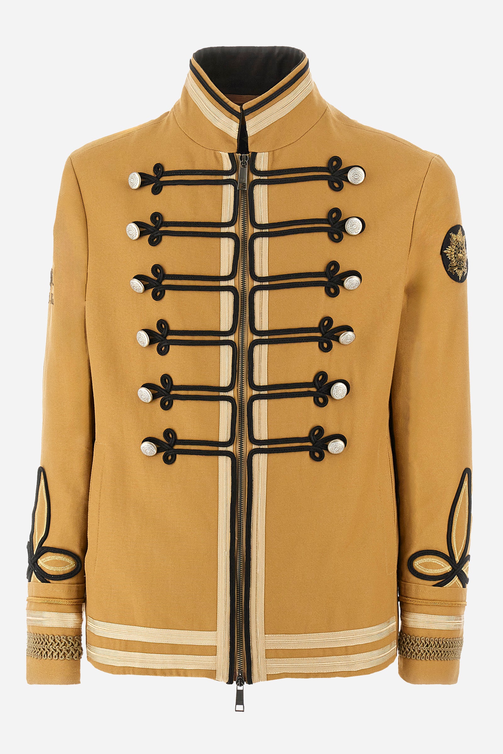 Regular-fit Guards jacket in cotton - Yefim