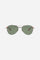Unisex sunglasses with a teardrop frame, made of metal, rubber and carbon, materials chosen to ensure resistance, lightness and a high-quality finish.Polarised G15 mineral lenses with anti-reflective (AR) treatment ensure effective UV protection, reduce glare and offer clear, natural vision. Mineral glass, known for its excellent transparency and durability, gives the model added value in terms of performance and quality.Shaft width: 145 mmCalibre (lens diameter): 59 mmBridge: 16 mm - LIGHT GUN/RED