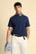 Men’s short-sleeve heavy cotton jersey T-shirt with a wide, boxy contemporary fit. Elegant graphics dedicated to the essence of the Polo Club. - Navy                                                                                                                                                                                                                                                                                                                                                                           