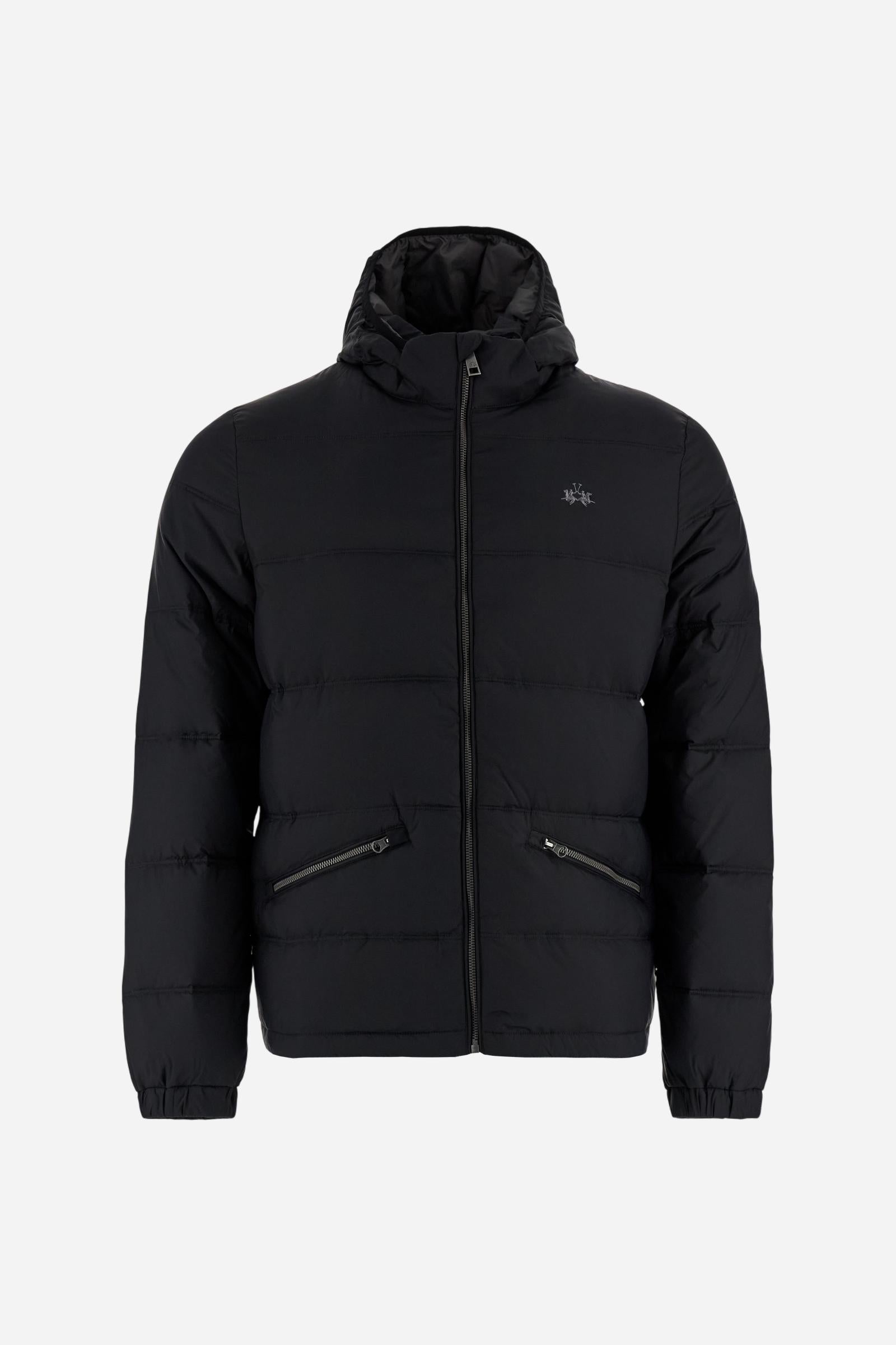 Men’s nylon down jacket with feather padding - Bertrand