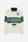 Men's long-sleeve polo shirt in Diamond cotton jersey